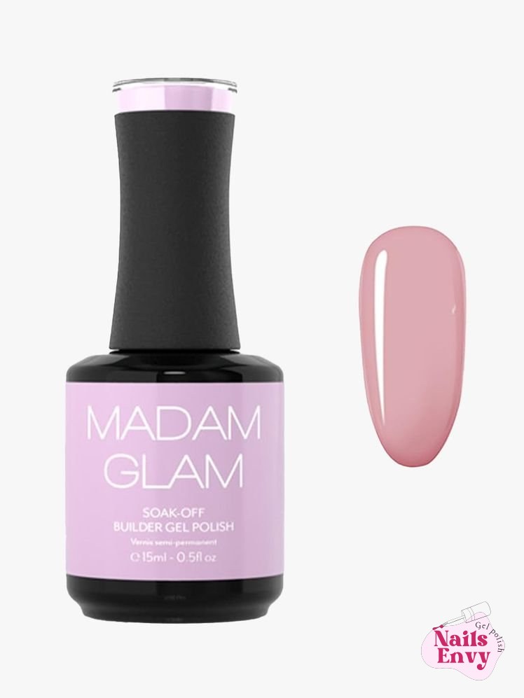Madam Glam Soak-Off Gel Polish, a brand often featured in positive gel nail polish reviews.