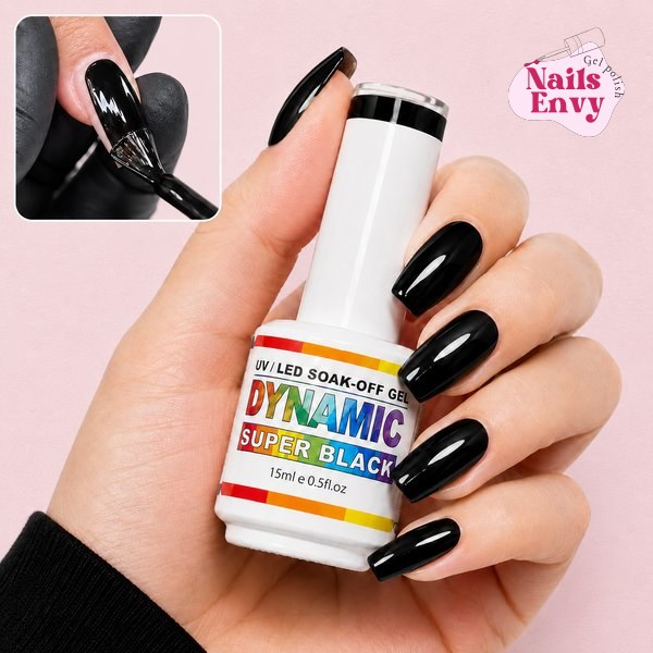 Dynamic Super Black Gel Polish High-Pigmented Dynamic Super Black Gel Polish