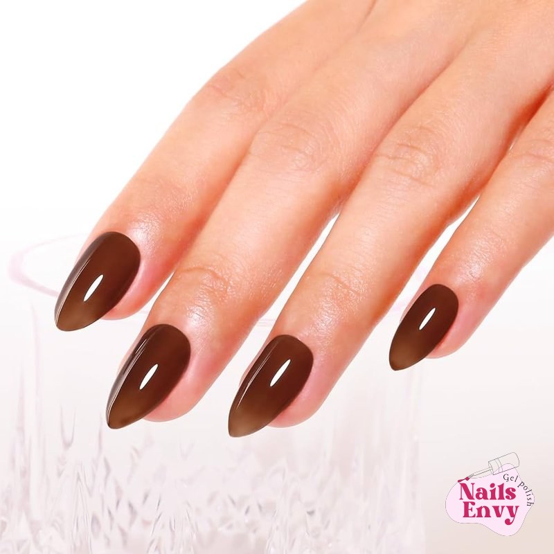 Amazon.com: Imtiti Jelly Gel Nail Polish, 15ML Coffee Brown Sheer Jelly Gel Polish Soak Off LED UV Nail Gel Polish Brown Translucent Gel Nail Polish Nail Starter Manicure Salon Nail Kit : Amazon.com: Imtiti Jelly Gel Nail Polish, 15ML Coffee Brown Sheer Jelly Gel Polish Soak Off LED UV Nail Gel Polish Brown Translucent Gel Nail Polish Nail Starter Manicure Salon Nail Kit :