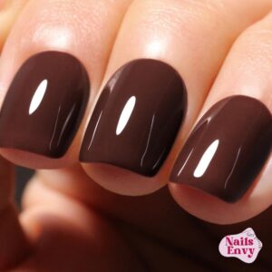 Brown Gel Nail Polish Elevates Your Manicure