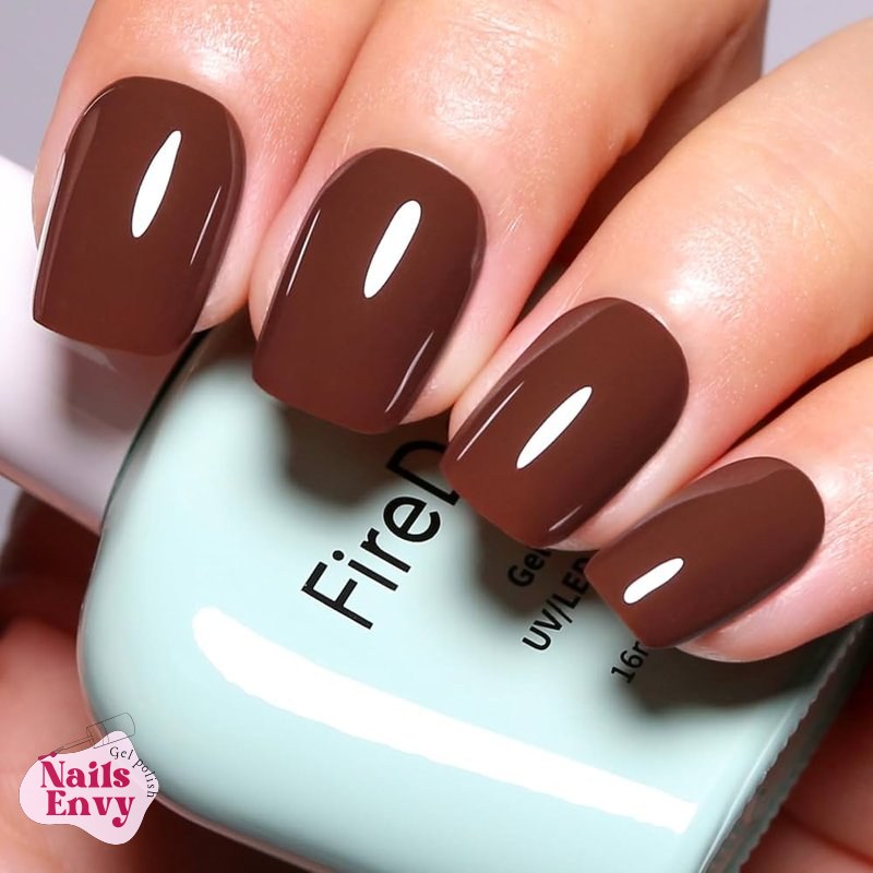 Firedeep Chocolate Brown Gel Nail Polish Firedeep Chocolate Brown Gel Nail Polish for autumn and winter