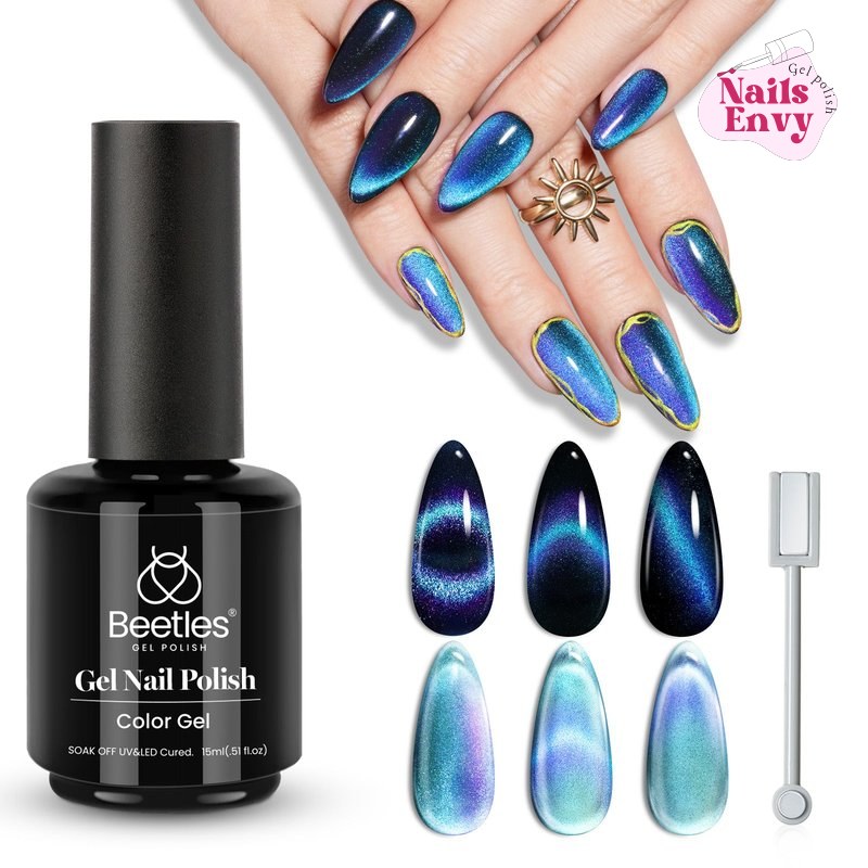 Beetles 15ml Cat Eye Gel Polish Cat Eye |15ml Nail Gel Polish Cat Eye Nails