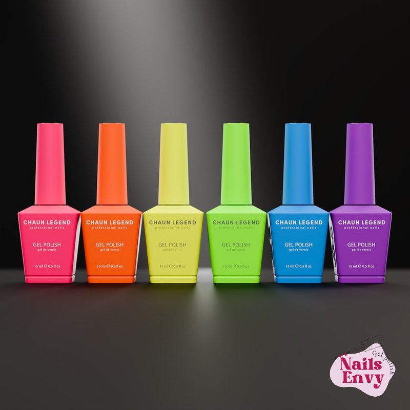 Chaun Legend Gel 6pc Bundle - Brightest Neons
