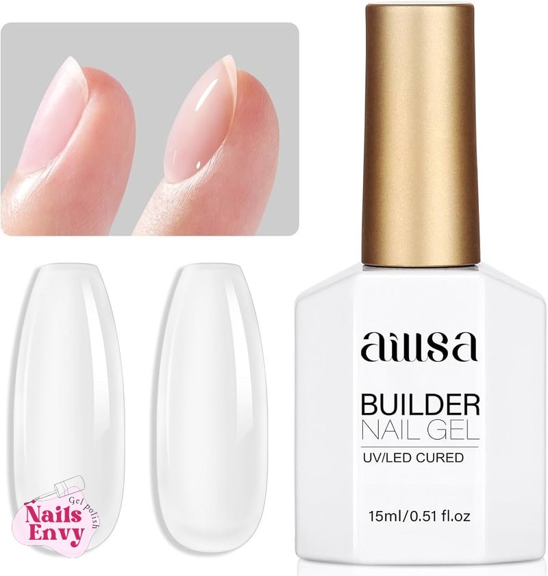 Clear Builder Gel for Stronger Nails AILLSA Clear Builder Gel for thickening natural nails