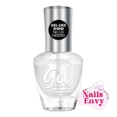 L.A. Girl Clear Gel Polish L.A. Girl Gel Nail Polish - Clear