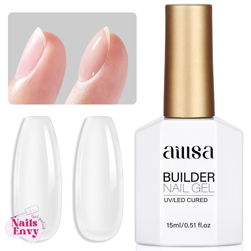 Clear Builder Gel for Nails AILLSA Clear Builder Gel for thickening natural nails