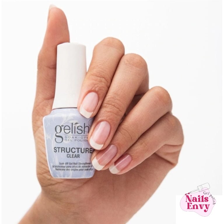 Clear Gelish Nail Polish Gelish Brush-On Structure Gel 0.5Oz for strengthening nails