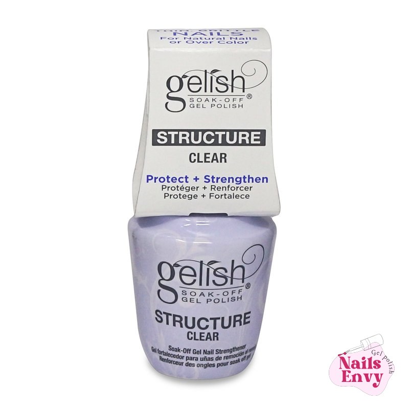 Gelish Soak-Off Structure Gel Gelish, Gel Polish, 0.5 oz, Soak-Off Structure Nail Art Clear