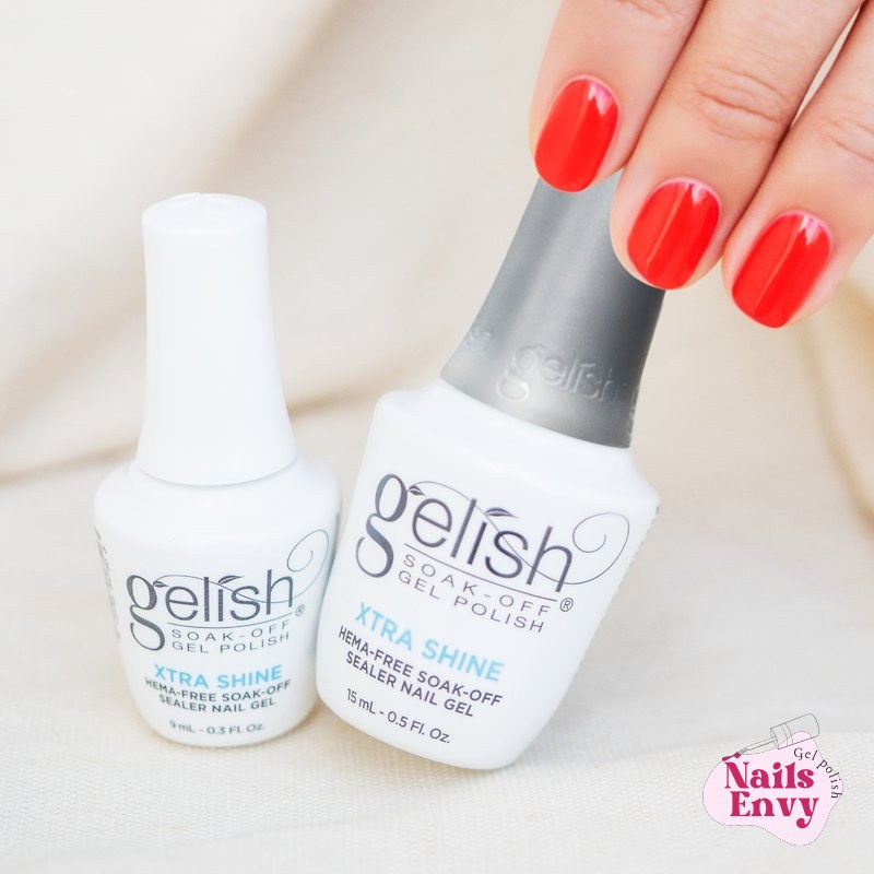 Gelish Xtra Shine Top Coat Gelish Xtra Shine Top Coat, 9mL for a brilliant finish