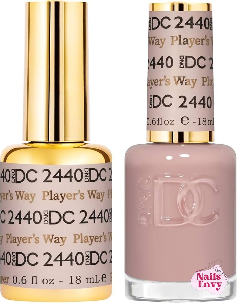 DND DC Gel Polish Set Sheer Collection Player's Way DND DC Gel Polish Set, Sheer Collection, UV/LED Gel Polish and Air Dry Nail Lacquer, Matching Chip-Free Polish Duo, 2440 Player's Way