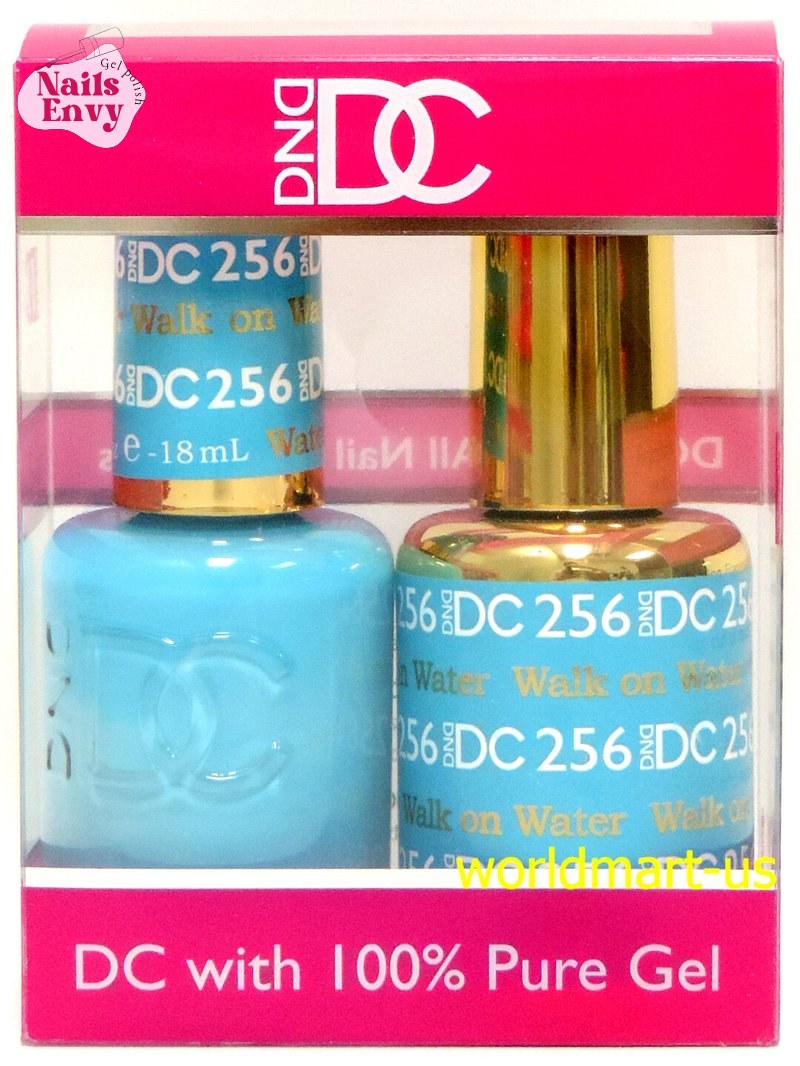 DND Gel Polish and Regular Nail Polish Set Walk On Water DND Gel Polish and Regular Nail Polish Set - 256 Walk On Water