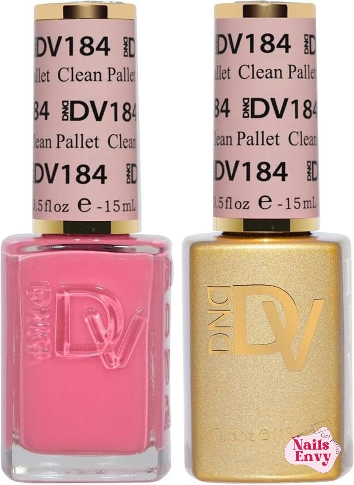 Amazon.com: DND Diva Gel Polish Set, First Class Collection, UV/LED Gel Polish and Air Dry Nail Lacquer, Matching Chip-Free Polish Duo, 184 Clean Pallet, 0.5 Fl Oz : Beauty & Personal Care