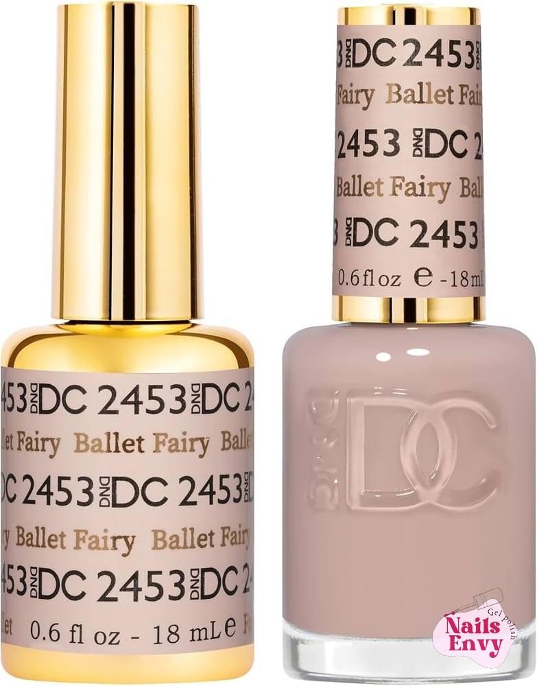 DND Sheer Collection Ballet Fairy gel polish DND DC Gel Polish Set, Sheer Collection, 2453 Ballet Fairy