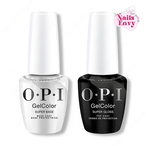 OPI Gel Color Base Coat + Top Coat Set