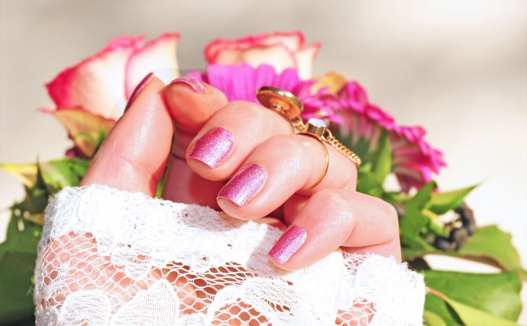 roses, pink, nail polish, beauty, manicure, fingernails, nail polish, manicure, manicure, manicure, manicure, manicure