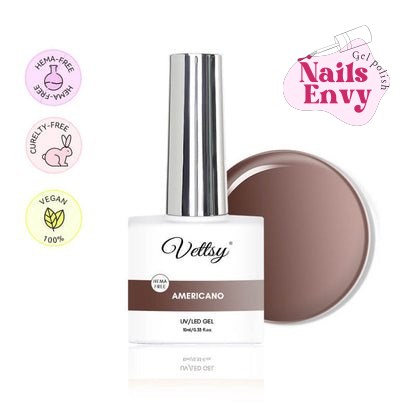 Hema-Free Gel Nail Polish AMERICANO – Vettsy