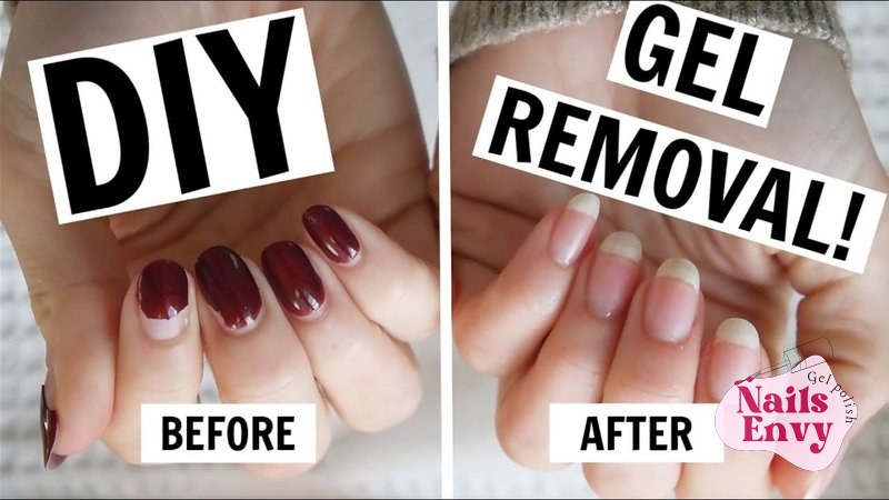 At-Home Gel Manicure Removal Without Damage A person demonstrates at-home gel manicure removal