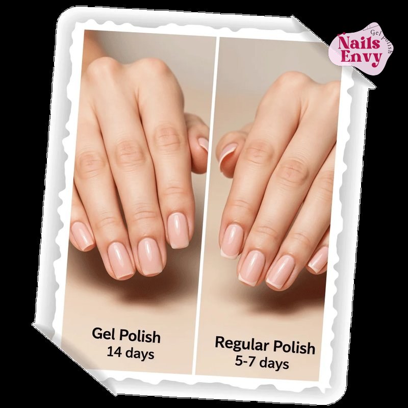 How long does gel polish last compared to regular polish