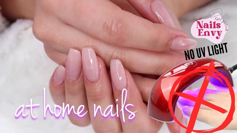 NO UV LIGHT SALON NAILS AT HOME (dip technique)