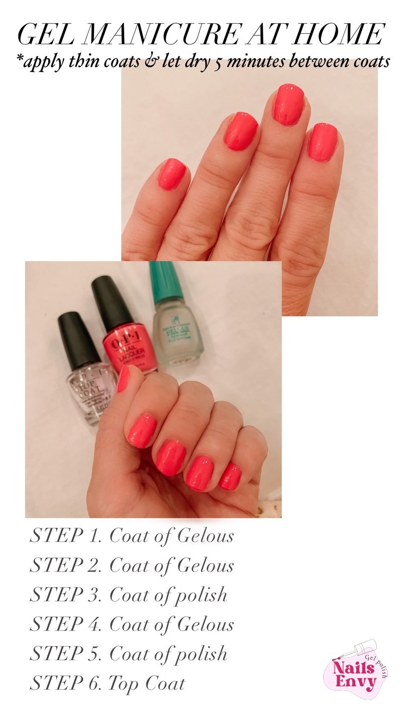 Perfect Gel Manicure at Home Without UV Light How to Get a Perfect Gel Manicure at Home (Without UV Light) • Honey We're Home