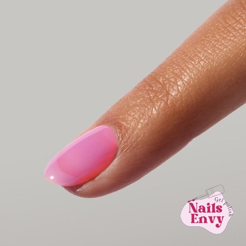 Strawberry red jelly nail polish for a vibrant summer look
