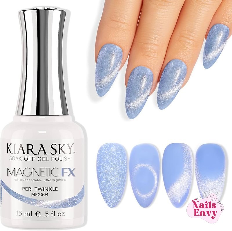 Experience the captivating KIARA SKY Cat Eye Gel Nail Polish