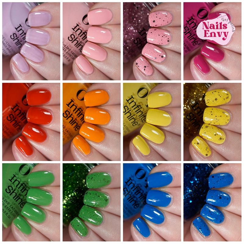 OPI Infinite Shine Make Em Jelly Swatches OPI Infinite Shine 'Make 'Em Jelly' Summer 2025 Collection Swatches & Review
