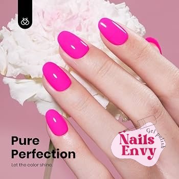 Beetles Neon Pink Gel Nail Polish, Neon Whispers, 15ML Hot Pink Gel Polish A bottle of Beetles Neon Pink Gel Nail Polish, Neon Whispers, 15ML Hot Pink Gel Polish.