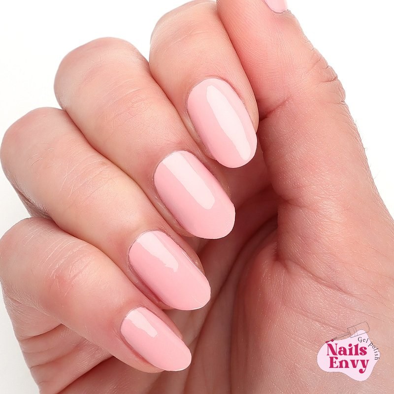 It Started With Pink - Gel Nail Color Manicured hand with Orly 'It Started With Pink' Gel Nail Color.