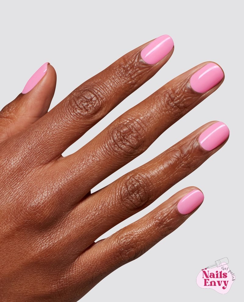 Pink-atude At-Home Gel Nail Polish | OPI OPI Pink-atude At-Home Gel Nail Polish on manicured nails.