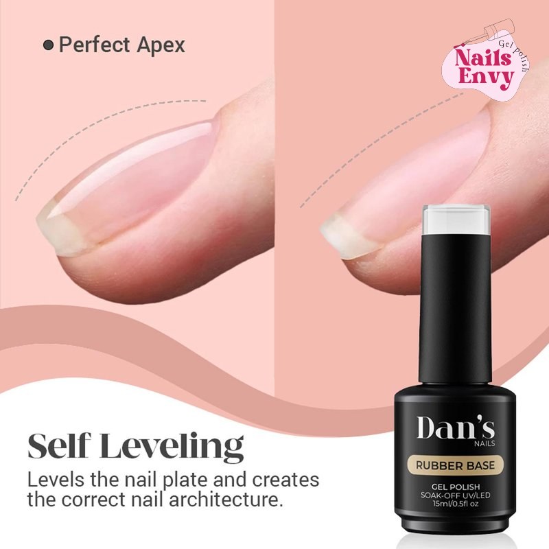 Clear Self-Leveling Rubber Base Self-Leveling Rubber Base in a clear bottle