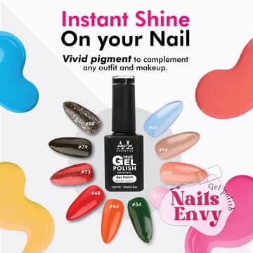 Ashley Lee True Gel Nail Polish Trio Pack - Base Coat, Gel Polish, No
