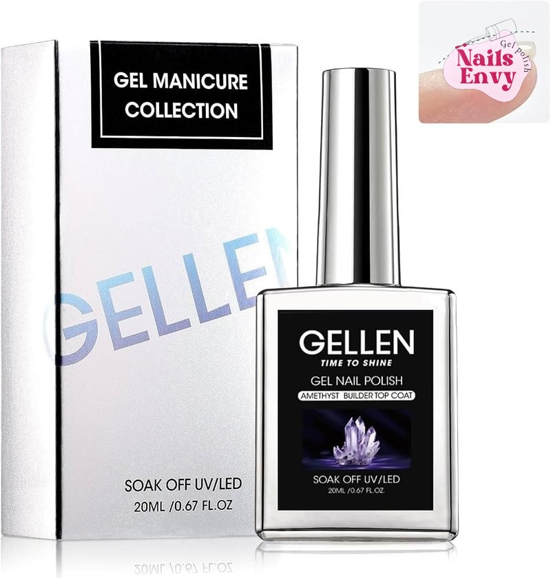 Long-Lasting Gel Nail Polish Benefits Amazon.com: GELLEN 4 in 1 Builder Nail Gel & Gel Top Coat in a Bottle, 20ml Amethyst Builder Top Coat for Apex Building, 3D Nail Arts and Chrome Nails : Beauty &