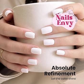 Amazon.com: Beetles White Gel Nail Polish, 1pc 15ml White Gel Polish | All Season Soak Off UV French Nails Art Manicure Salon DIY Design at Home