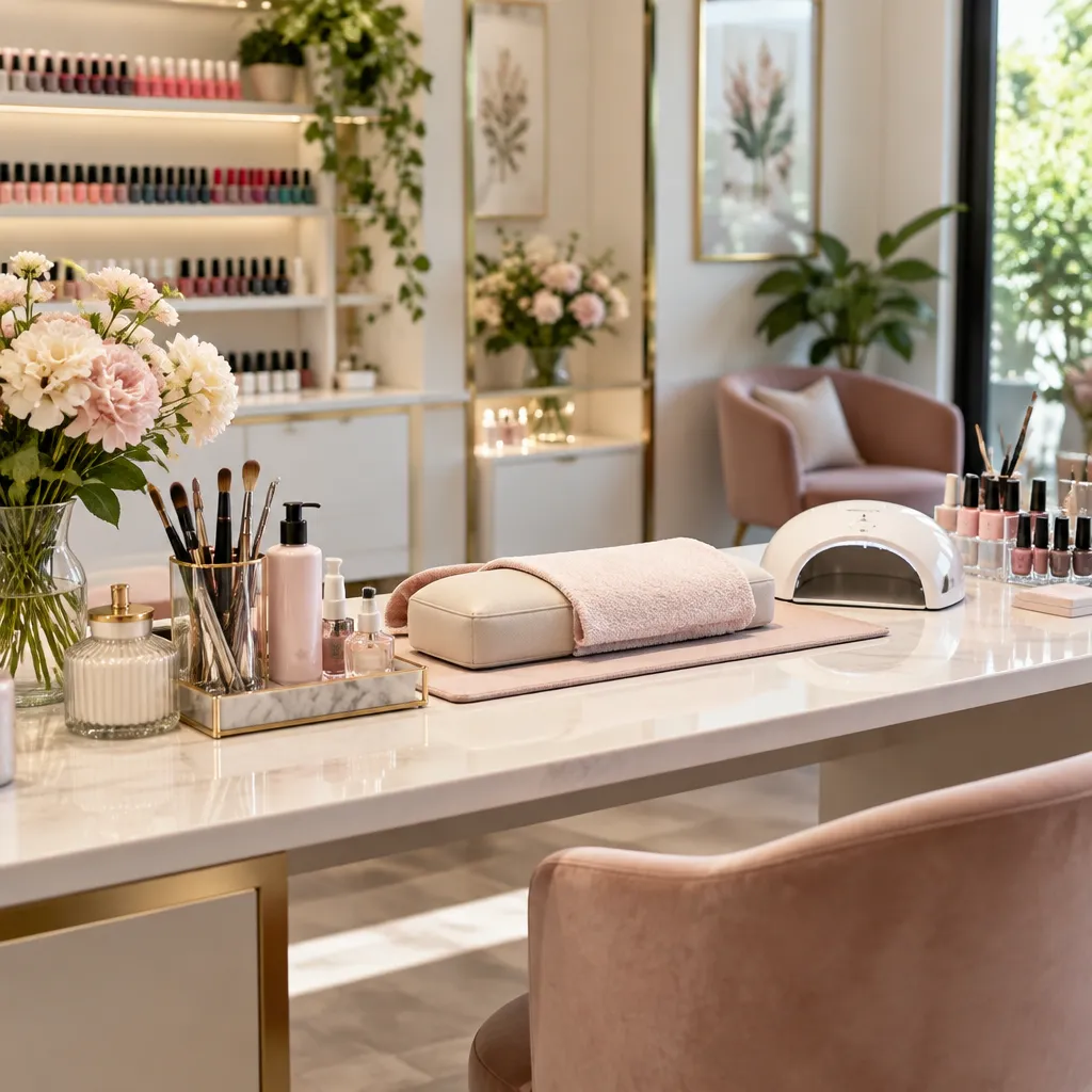 10 Best Manicure Services for Quality and Value in 75034 Deluxe manicure setup with paraffin wax, vibrant polishes, and a soothing hand massage.