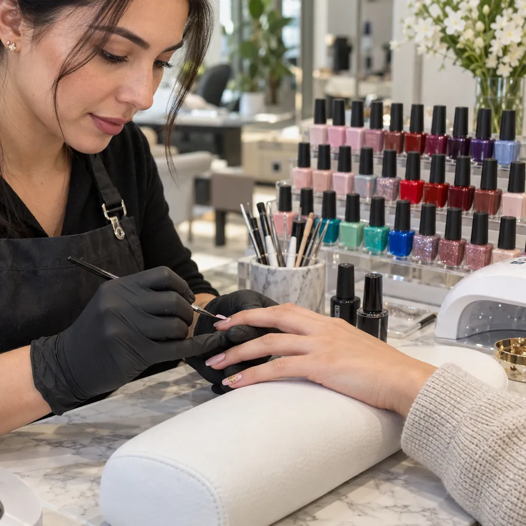 Nail art design created at LUV Nails & Spa.