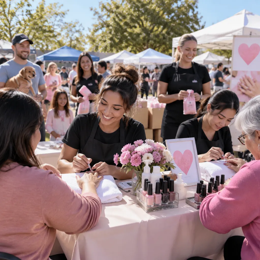 Ultimate Guide to Top Manicure Options in Frisco, TX Nail technician providing manicure service in a relaxing salon environment.